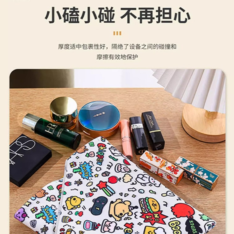 Yuejia Home Furnishings 怠け者のポータブルマジックファブリック粘着収納バッグ新年、メイクアップバッグ、猫を包むことができる家庭用収納バッグスクエアファブリック、55 * 55cm、落書き付きラージサイズ 4