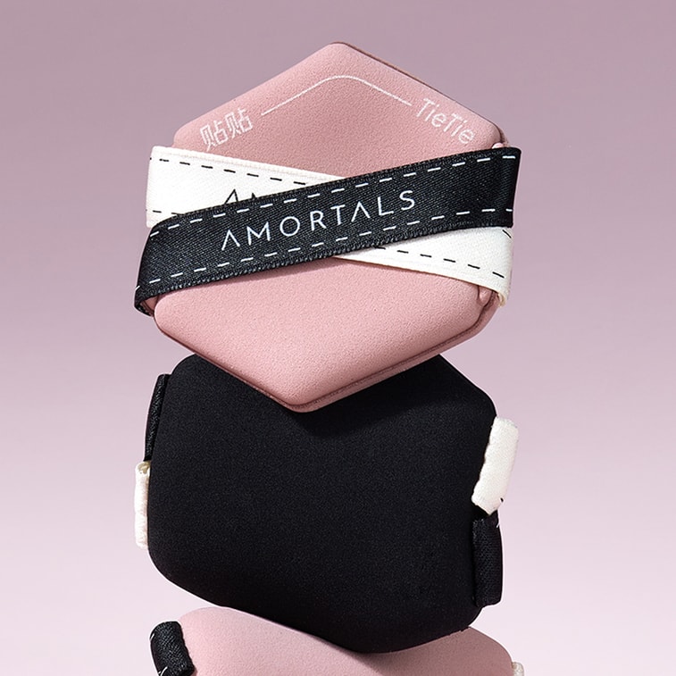 AMORTALS尔木萄 贴贴粉扑套盒 六边形粉扑*2+水滴形粉扑*1 5