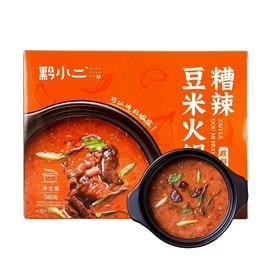 黔小二 糟辣豆米火锅底料 酸辣地摊火锅汤底 580g【贵州特产】【下饭神器】