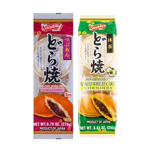 どら焼き+抹茶あずき 18.52 oz【2種 2コンボパック】