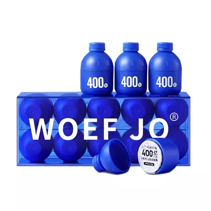 【中國直郵】WOEF JO 益生菌凍乾粉小藍瓶B420女性蔓越莓清幽口腔小黃瓶兒童成人益生菌 10瓶