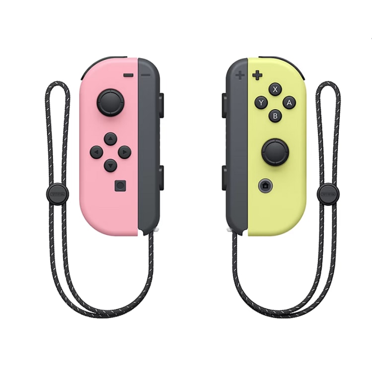 日本直邮】任天堂Switch 原装游戏手柄淡粉色/ 淡黄色- 亚米