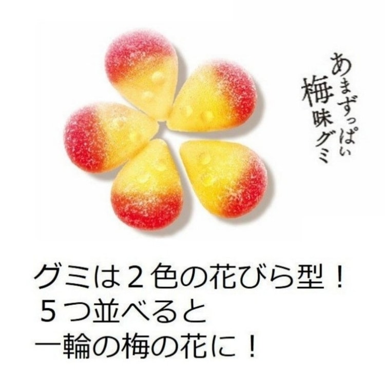 LOTTE Japan Lotte Koume Plum Blossom Gummy - Sweet & Tangy