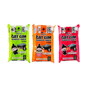 매콤한 까르보나라 맛 구운 김 스낵 6개입 (23g)