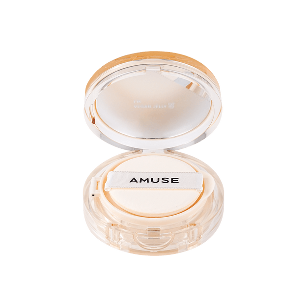 韩国amuse dew 水润果冻透明气垫粉底 #01 soonsoo 亮白色 15g 孔孝真