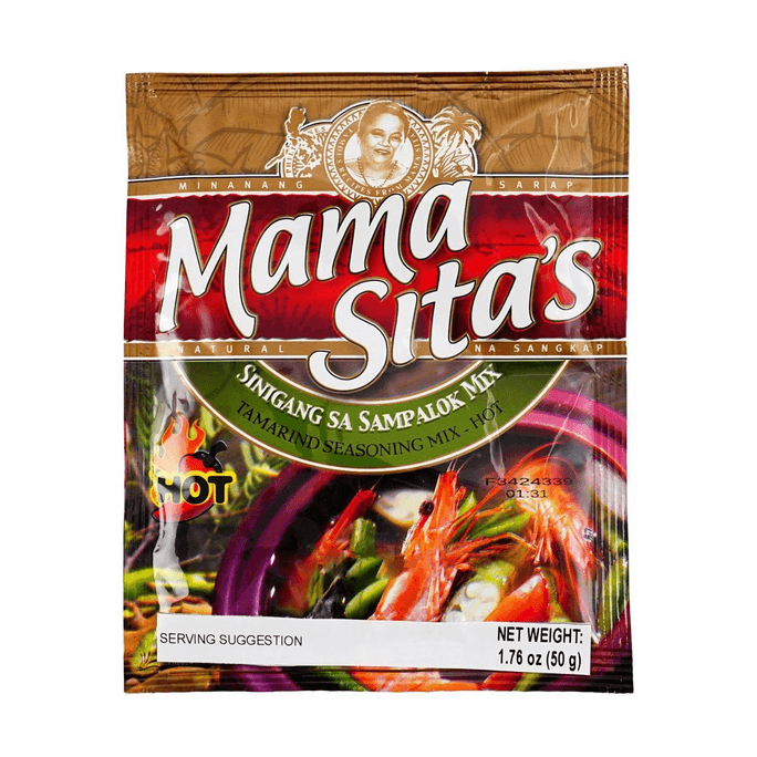 Sinigang Sa Sampalok Mix - Tamarind Seasoning Mix , Hot Flavor, 1.76 oz