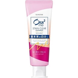 【日本直邮】SUNSTAR ORA2 皓乐齿 深层清洁牙膏 鲜桃薄荷味 130g