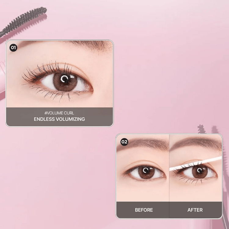 Lilybyred Am9 to Pm9 Infinite Mascara, #01 Long and Curl, 0.25 oz