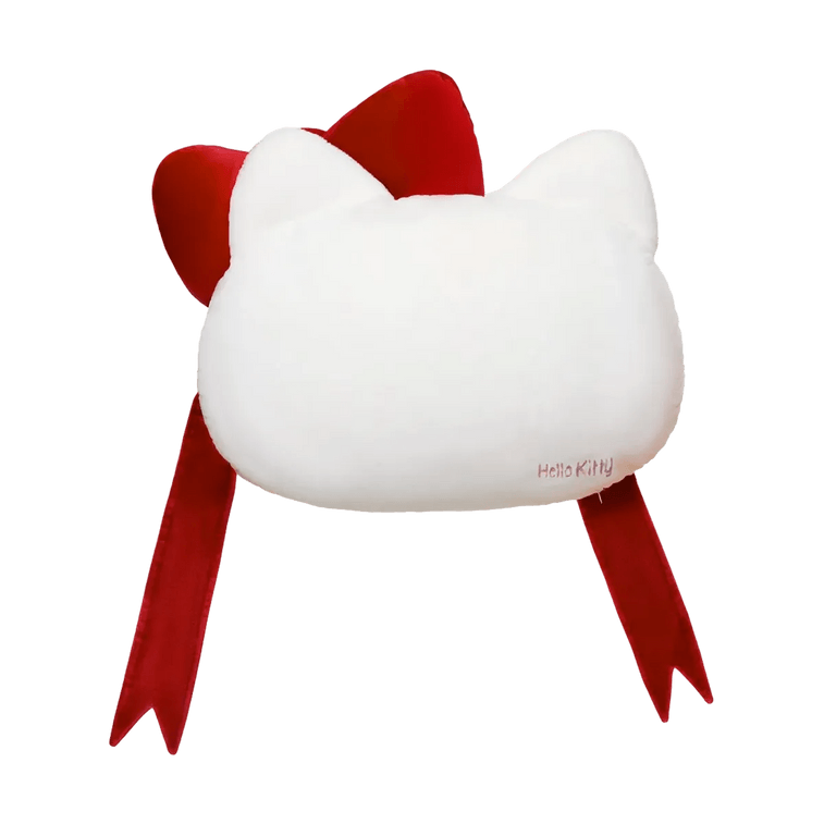 THE BEAST野獸派 Hello Kitty × tbh 二合一法蘭絨 蝴蝶結抱枕毛毯兩用【情人節禮物】 4