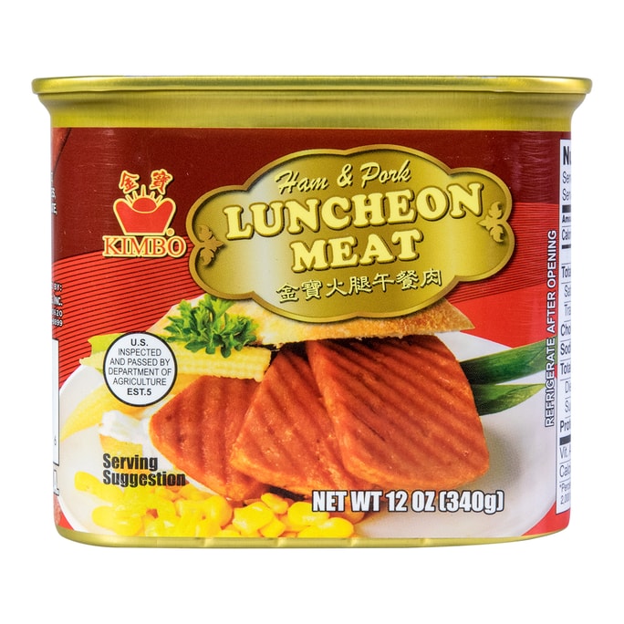 台湾KIMBO金宝 火腿午餐肉 340g USDA认证