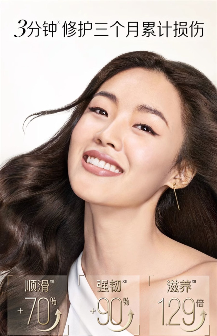 【中国直邮】 美国 潘婷 三分钟奇迹护发素 发膜级女干枯修护烫染毛躁柔顺补水顺滑 多效损伤修护 180ml/瓶 (紫色)