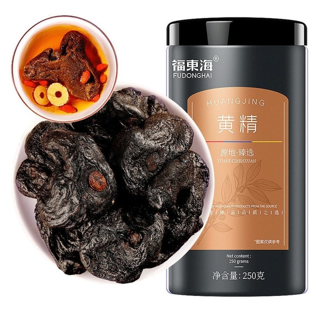 [중국 직송] 푸둥하이 호장근, 구기구건 식용 호장근차, 정품, 모래 없음, 바로 드실 수 있음, 250g/캔