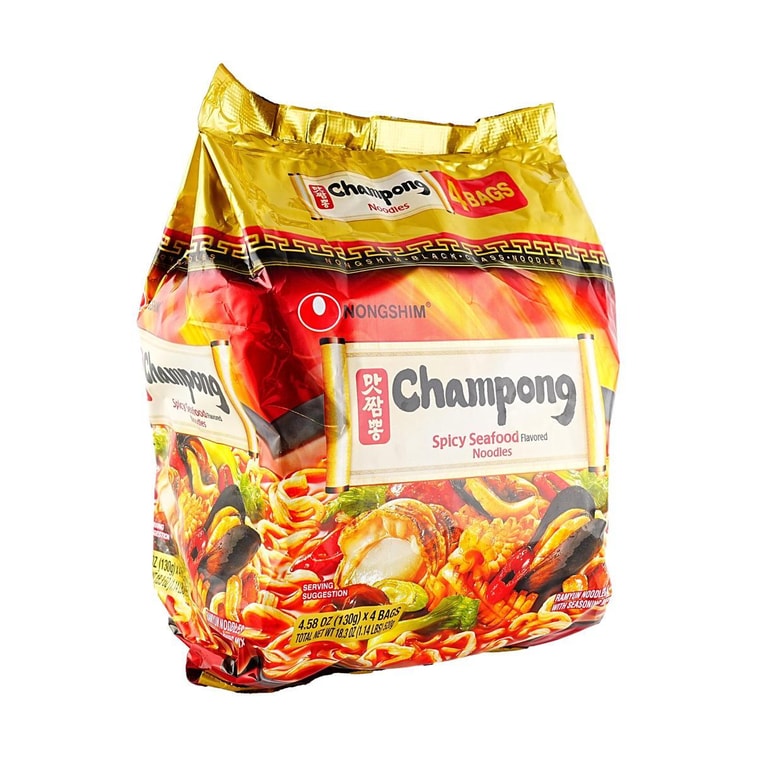 もちもちインスタントラーメン激辛海鮮味4袋入520g 7