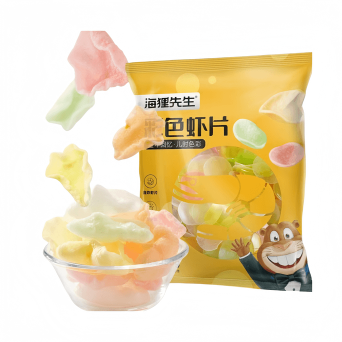 Shrimp Chips DIY Shrimp Chips 150g*1 Bag Popular Colorful Shrimp Chips Snack Raw Shrimp Chips