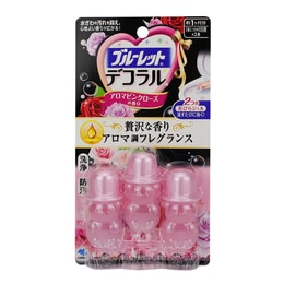 日本KOBAYASHI小林製藥 馬桶消臭用小花瓣凝膠 #玫瑰香 3枚入