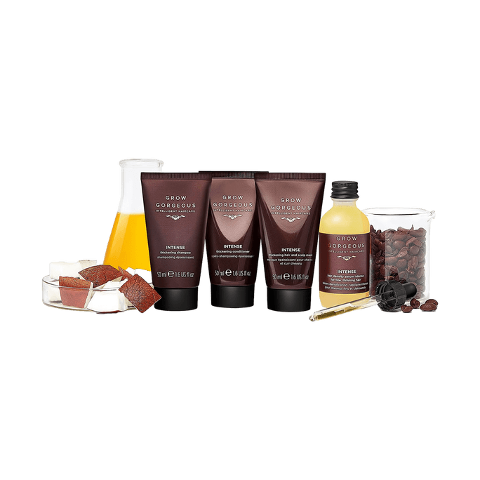 Intense Discovery Kit Intense Hair Density Serum Thickening Shampoo Conditioner and  Mask 