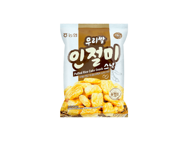 Korea Nonghyup Puffed Black Bean Rice Cake Snack 125g Injeolmi Snack – HNJ  MART