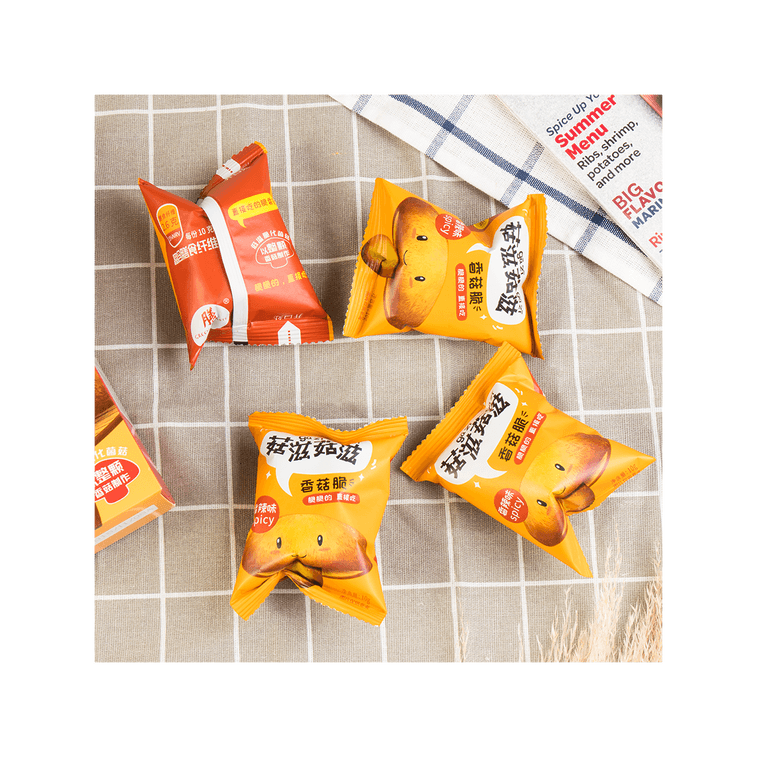 Spicy Shiitake Mushroom Crisp - Mushroom Snack, 1.41oz 4