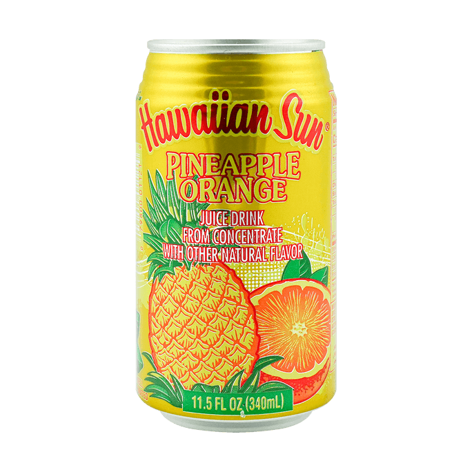 Pineapple Orange Fruit Juice, 11.5 oz