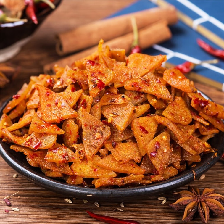 【中國直郵】 步步為贏 【香乾子50gX2包】豆腐乾麻辣零食湖南特產零食豆乾香辣小吃零食 香乾子50gX2包 3