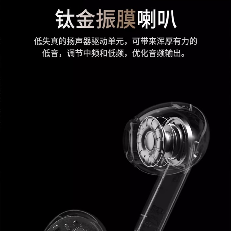 【中國直郵】 咕叮 Ari Pro6藍牙耳機 1:1還原外觀功能 ANC主動降噪 無線充電功能 支援改名定位 大容量電池最長單次10小時續航 5