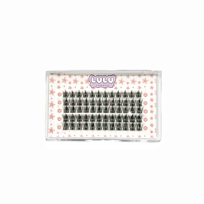 LULULASHES Japanese American Yui False Lashes 60 Clusters Natural Wispy Cute dramatic
