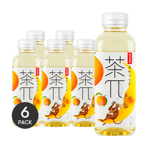 Peach Oolong Tea 500ml*6【Value Pack】【Packing May Vary】