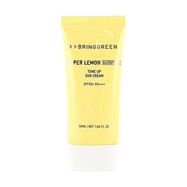 Bring Green Super Lemon Glutathione Tone-Up Sun Cream 1.69fl oz, Brightening Tone-Up Sunscreen