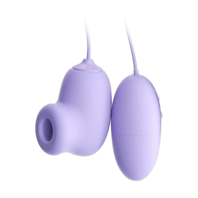 Funny Egg Absolute Purple -USB Direct Plug Jumping Egg Sucking Vibration Female Masturbator Sex Toy Female Toy Massage Charging Multi-frequency Sex Adult Instant Trendy - Double Jump 1Pc