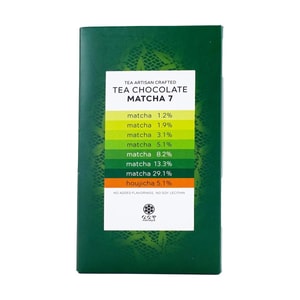 Tea Artisan Crafted,Tea Chocolate Gift Box ,7-Level Matcha & Hojicha Collection,28p 3.24oz