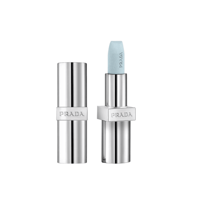 【香港直邮】 意大利 PRADA 普拉达 透光唇膏 #U001蓝色 3.8g 触唇转粉 原生嫩唇 清透润色 保湿滋润