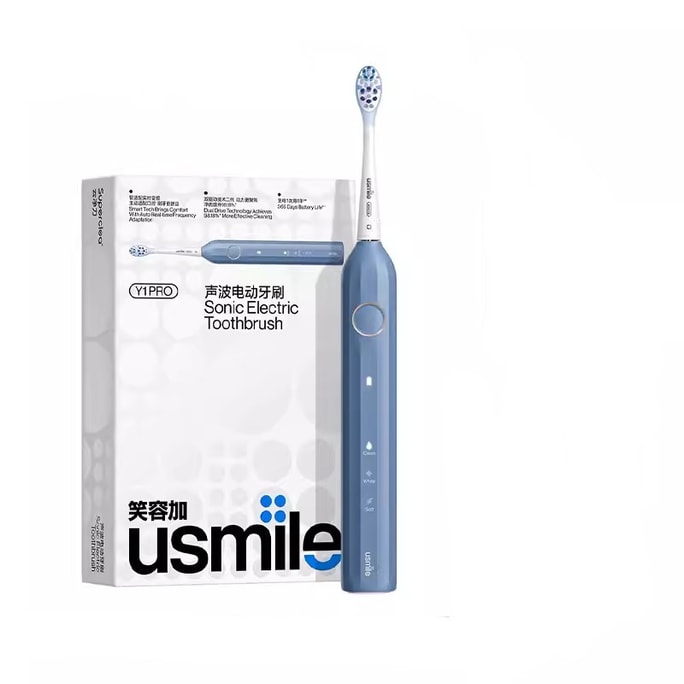 Electric Toothbrush Men Women Adult Automatic Set Y1pro  Misty Blue