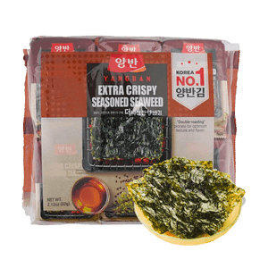 Seasoned Seaweed with Sesame Oil ,Roasted Seaweed Sheets,12ea 2.12 oz