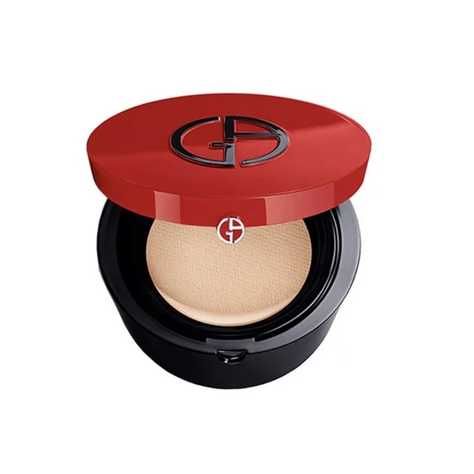 Red Cushion Foundation #02 15g Glow Radiant Finish Lightweight Long-Wear for Fair Skin Tone