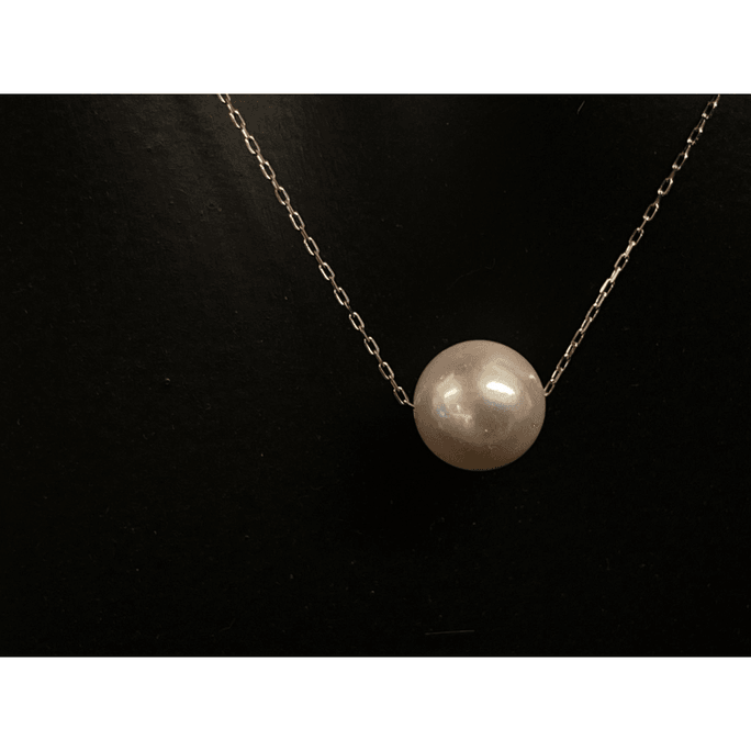Pearl Necklace White Gold 7MM 180g