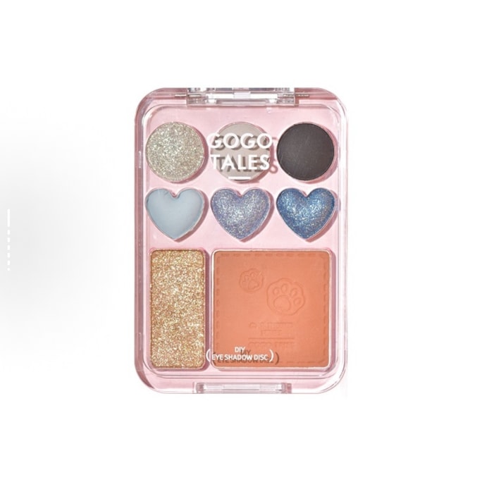 Heart-shaped All-in-one Palette #G07 Glacier Blue 9.5g