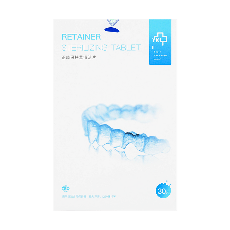 YKL 透明矯正リテーナー洗浄タブレット - 30個 - Yami