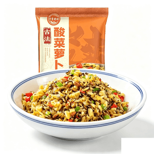 万爹老坛 酸菜萝卜 下饭菜 230g*1包 免切免洗 萝卜干 开袋即炒 湖南特色 咸菜 快手菜