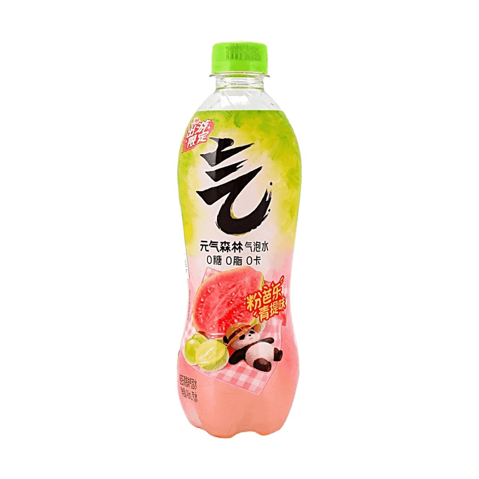元气森林 粉芭乐青提味气泡水 480ml【0白砂糖0脂0卡】【夏季限定风味】
