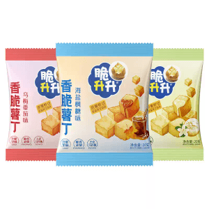 【中國直郵】 【年貨必備】脆升升 香脆薯丁海鹽楓糖口味【網紅爆款】20g*10包