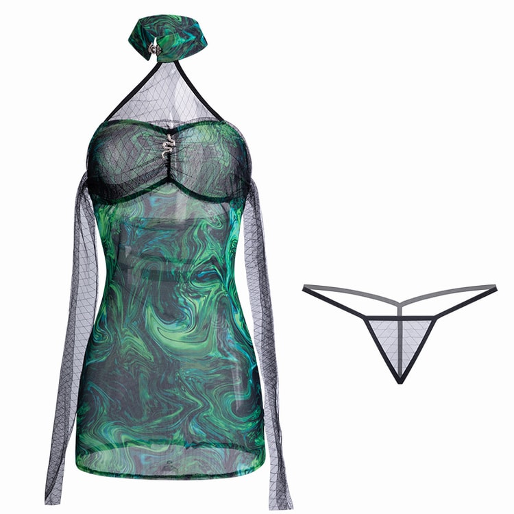 green emerald velvet dress Amazon.com: Foxiny Petite Sexy Open Front V Neck Ruffle Sheer Mesh Lace  Wireless Babydoll Lingerie Dress with Thong 2 Piece Women See Through Panty  Set Chemise Negligee Hook Army Green 3X-Small: Clothing,