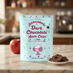 Dark Chocolate Apple Crisps, 1.41 oz【Clean Label,No Additives】