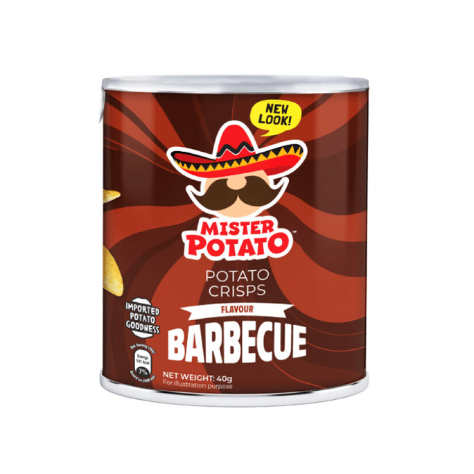 MISTER POTATO Potato Chips Barbecue Flavor 40g