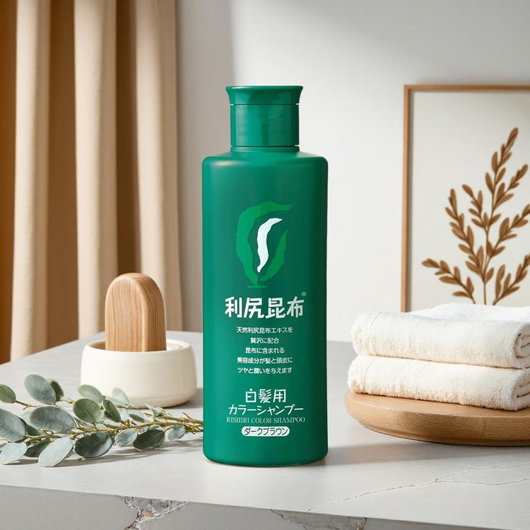 club Sastty 利尻昆布ヘアカラーシャンプー ダークブラウン 200ml - Yami