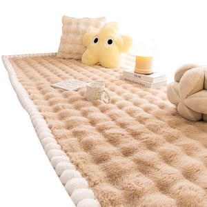 [중국 직배송] HSPM 신상 크리미하고 도톰한 플러시 소재 베이 윈도우 장식 쿠션, 따뜻하고 산뜻한 느낌 - 카키색, 90*210cm