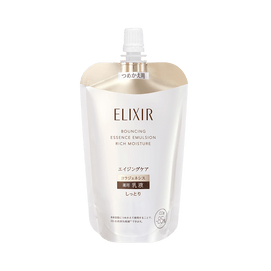 【日本直邮】 日本 Elixir 怡丽丝尔优悦活颜弹润乳液 滋润型 BA 替换装110毫升