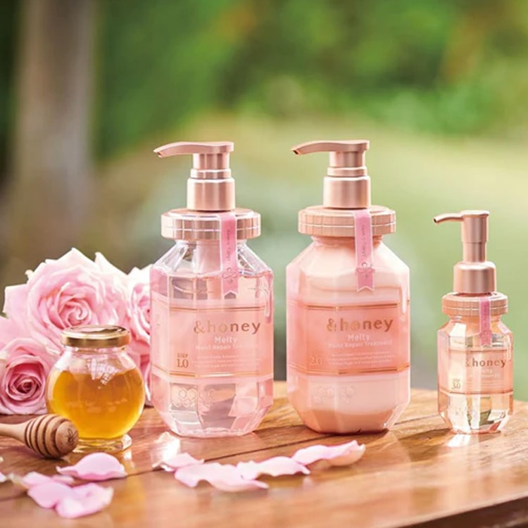 Melty Rose Honey Shampoo 440ml - Yami.com