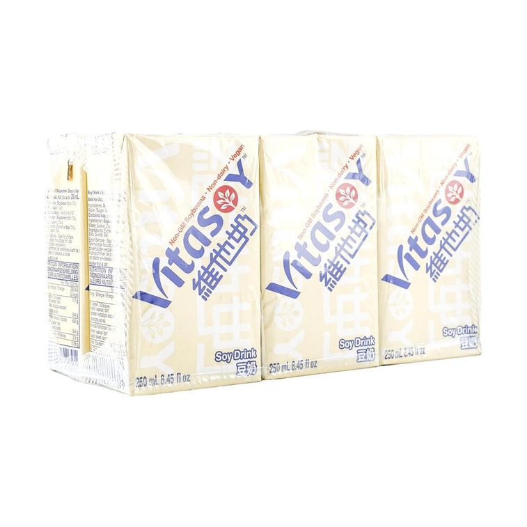 【超值6盒】香港VITASOY维他奶 原味豆奶 250ml*6盒 8