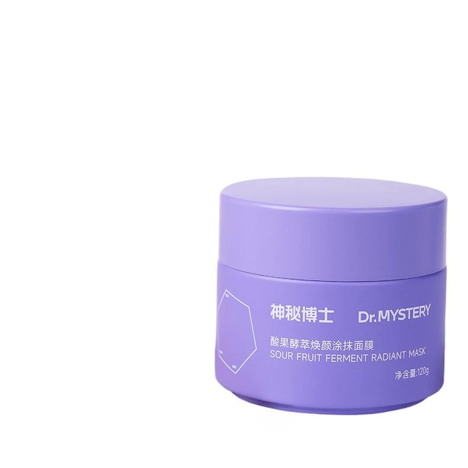 [中国からの直送]ドクターフー サワーフルーツ スミアブルマスク マッドマスク クレンジング 毛穴 鎮静 120g*1本