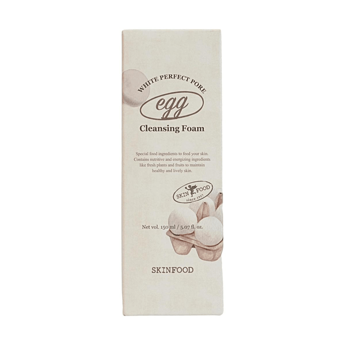 Egg White Perfect Pore Cleansing Foam 5.07 fl. oz. Deep Cleansing and Pore Refining for Oily Skin